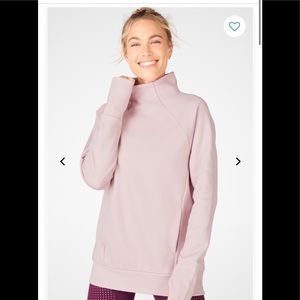Fabletics Zaylee mock neck hoodie Sz small